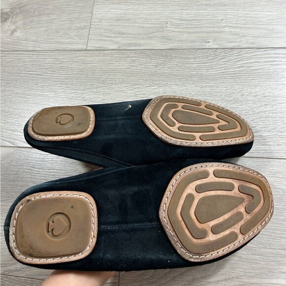 Kate Spade Black Suede Slip On Tassel Flats - Picture 7 of 11